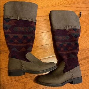 Unique Pattern Women's Fall Boots
